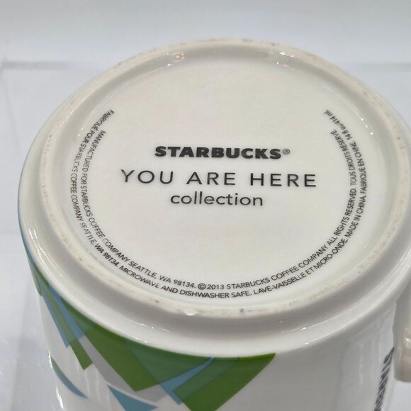 Starbucks You Are Here Seattle Travel Coffee Mug 2013 Reusable Hot Cup - Picture 9 of 10
